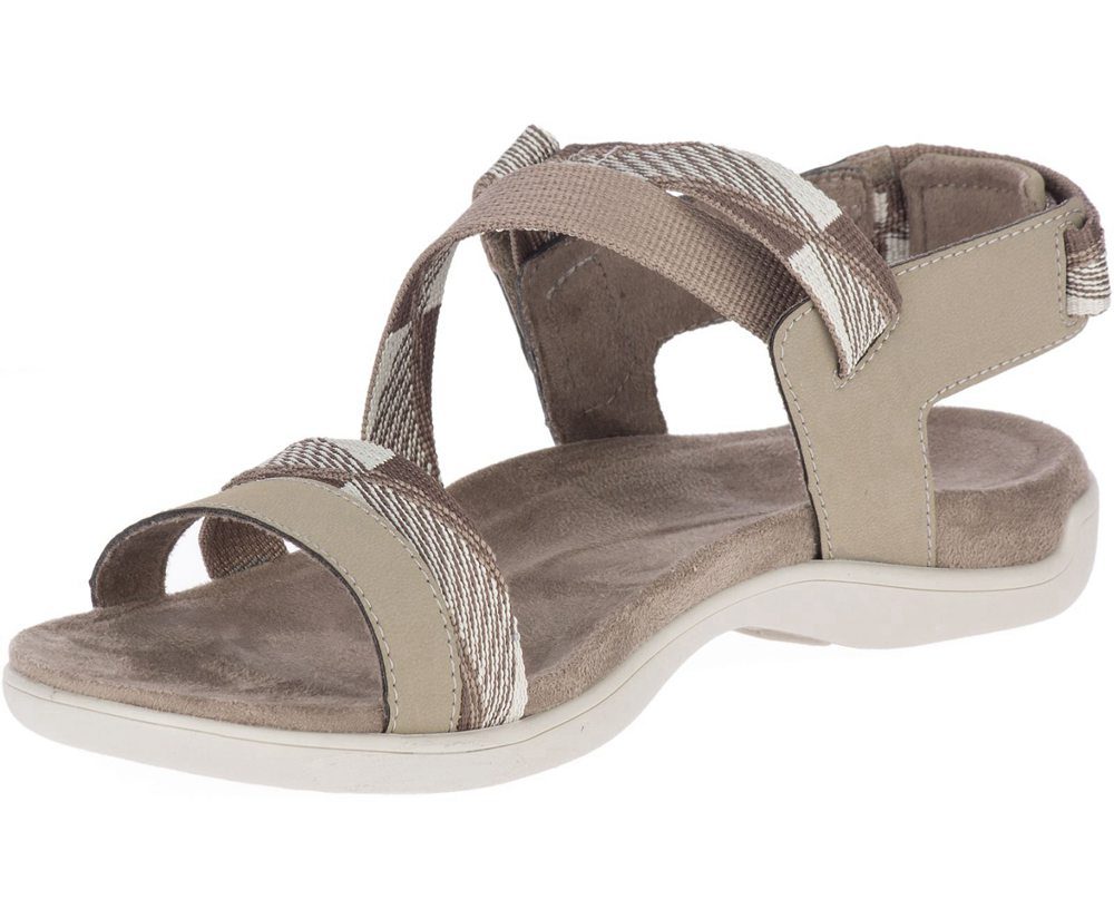 Merrell Sandals Grey - District Mendi Backstrap - Womens 62WQTCNDU